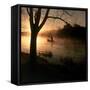 Fisherman at Dawn-null-Framed Stretched Canvas