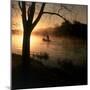 Fisherman at Dawn-null-Mounted Photographic Print