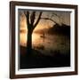 Fisherman at Dawn-null-Framed Photographic Print