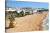 Fisherman Beach, Albufeira, Algarve, Portugal, Europe-G&M Therin-Weise-Stretched Canvas