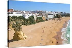 Fisherman Beach, Albufeira, Algarve, Portugal, Europe-G&M Therin-Weise-Stretched Canvas