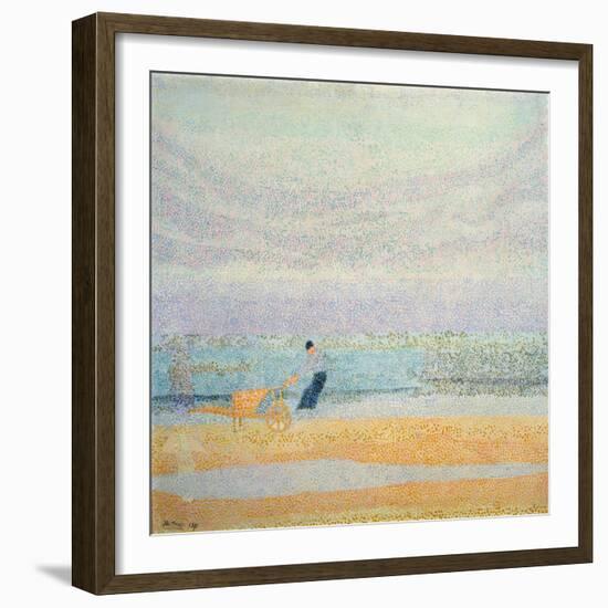 Fisherman Catching Mussels, 1891-Jan Toorop-Framed Giclee Print