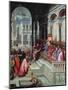 Fisherman Giving the Ring to the Doge of Venice-Paris Bordone-Mounted Giclee Print