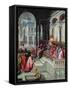 Fisherman Giving the Ring to the Doge of Venice-Paris Bordone-Framed Stretched Canvas