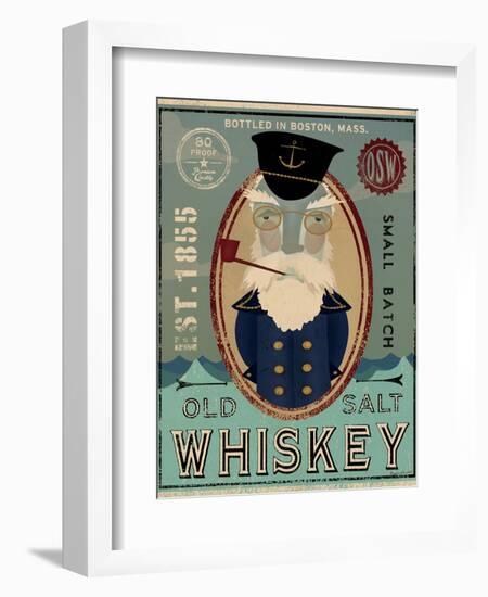 Fisherman III Old Salt Whiskey-Ryan Fowler-Framed Premium Giclee Print
