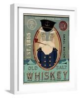 Fisherman III Old Salt Whiskey-Ryan Fowler-Framed Art Print