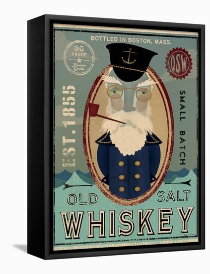 Fisherman III Old Salt Whiskey-Ryan Fowler-Framed Stretched Canvas