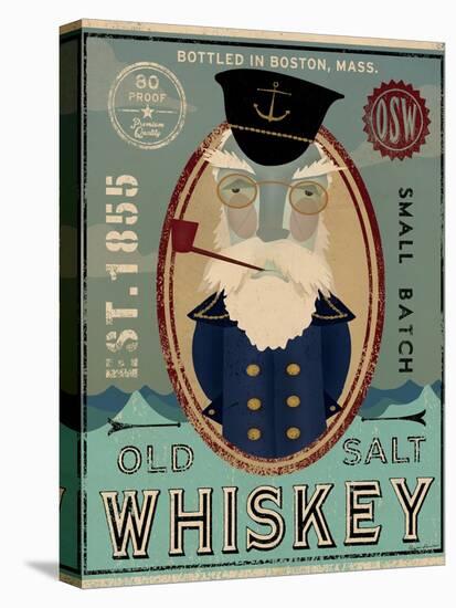 Fisherman III Old Salt Whiskey-Ryan Fowler-Stretched Canvas