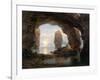 Fisherman in a Grotto, Helgoland, 1850-Christian Ernst Bernhard Morgenstern-Framed Giclee Print