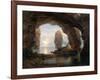 Fisherman in a Grotto, Helgoland, 1850-Christian Ernst Bernhard Morgenstern-Framed Giclee Print