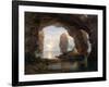 Fisherman in a Grotto, Helgoland, 1850-Christian Ernst Bernhard Morgenstern-Framed Giclee Print