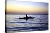 Fisherman in a Papyrus Boat, Lake Tana, Ethiopia, Africa-Simon Montgomery-Stretched Canvas