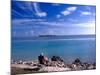 Fisherman in Beach Chair, Florida Keys, Florida, USA-Terry Eggers-Mounted Photographic Print