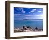 Fisherman in Beach Chair, Florida Keys, Florida, USA-Terry Eggers-Framed Photographic Print