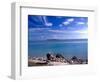 Fisherman in Beach Chair, Florida Keys, Florida, USA-Terry Eggers-Framed Photographic Print