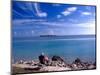 Fisherman in Beach Chair, Florida Keys, Florida, USA-Terry Eggers-Mounted Photographic Print