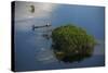 Fisherman in Conservancy. West Demerara Conservancy, West of Georgetown, Guyana-Pete Oxford-Stretched Canvas