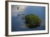 Fisherman in Conservancy. West Demerara Conservancy, West of Georgetown, Guyana-Pete Oxford-Framed Photographic Print