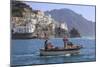 Fisherman in Fishing Boat Heads Out to Sea from Amalfi Harbour-Eleanor Scriven-Mounted Photographic Print