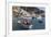 Fisherman in Fishing Boat in Amalfi Harbour-Eleanor Scriven-Framed Photographic Print