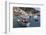 Fisherman in Fishing Boat in Amalfi Harbour-Eleanor Scriven-Framed Photographic Print