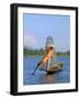 Fisherman, Inle Lake, Shan State, Myanmar (Burma), Asia-Sergio Pitamitz-Framed Photographic Print