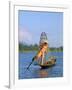 Fisherman, Inle Lake, Shan State, Myanmar (Burma), Asia-Sergio Pitamitz-Framed Photographic Print