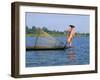 Fisherman, Inle Lake, Shan State, Myanmar (Burma), Asia-Sergio Pitamitz-Framed Photographic Print