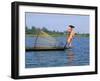 Fisherman, Inle Lake, Shan State, Myanmar (Burma), Asia-Sergio Pitamitz-Framed Photographic Print