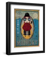 Fisherman IV Old Salt Whiskey-Ryan Fowler-Framed Art Print