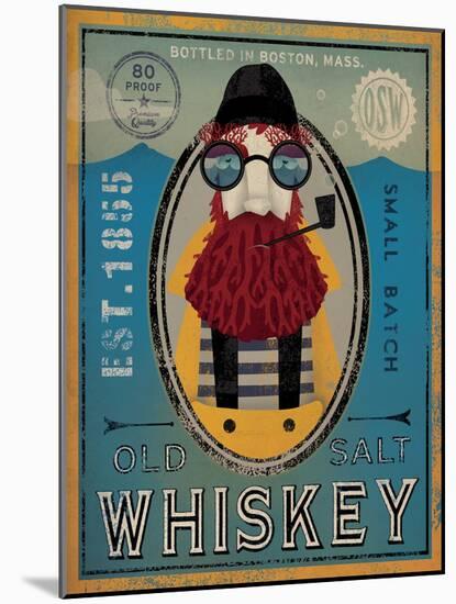 Fisherman IV Old Salt Whiskey-Ryan Fowler-Mounted Art Print