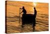 Fisherman Landing the Night Catch. Vietnam, Indochina-Tom Norring-Stretched Canvas