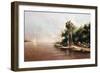 Fisherman Landing-Art Fronckowiak-Framed Art Print