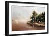 Fisherman Landing-Art Fronckowiak-Framed Art Print