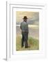 Fisherman looking out over the sea-Michael Ancher-Framed Premium Giclee Print