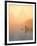 Fisherman on Bamboo Raft in Early Morning Mist, Li River, China-Keren Su-Framed Photographic Print