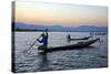 Fisherman on Inle Lake, Shan State, Myanmar (Burma), Asia-Tuul-Stretched Canvas