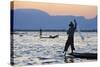 Fisherman on Inle Lake, Shan State, Myanmar (Burma), Asia-Tuul-Stretched Canvas