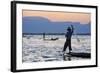 Fisherman on Inle Lake, Shan State, Myanmar (Burma), Asia-Tuul-Framed Photographic Print