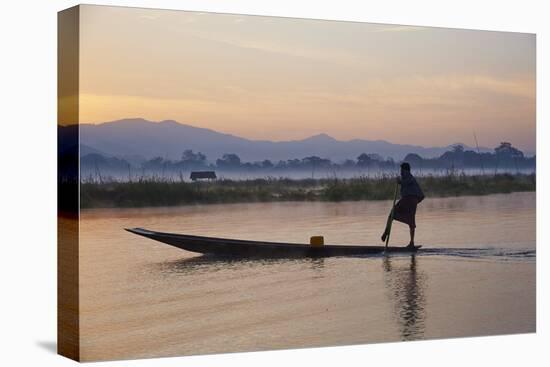 Fisherman on Inle Lake, Shan State, Myanmar (Burma), Asia-Tuul-Stretched Canvas