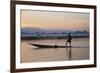 Fisherman on Inle Lake, Shan State, Myanmar (Burma), Asia-Tuul-Framed Photographic Print