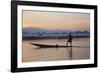 Fisherman on Inle Lake, Shan State, Myanmar (Burma), Asia-Tuul-Framed Photographic Print