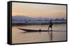 Fisherman on Inle Lake, Shan State, Myanmar (Burma), Asia-Tuul-Framed Stretched Canvas