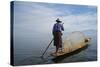 Fisherman on Inle Lake, Shan State, Myanmar (Burma), Asia-Tuul-Stretched Canvas