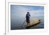 Fisherman on Inle Lake, Shan State, Myanmar (Burma), Asia-Tuul-Framed Photographic Print