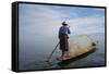 Fisherman on Inle Lake, Shan State, Myanmar (Burma), Asia-Tuul-Framed Stretched Canvas