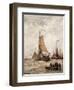 Fisherman on the Beach-Hendrik Willem Mesdag-Framed Giclee Print