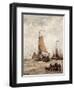 Fisherman on the Beach-Hendrik Willem Mesdag-Framed Giclee Print