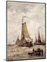 Fisherman on the Beach-Hendrik Willem Mesdag-Mounted Giclee Print