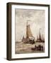 Fisherman on the Beach-Hendrik Willem Mesdag-Framed Giclee Print